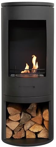 Sureflame Barilo Bio-Ethanolofen in mattem Schwarz