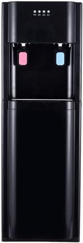 Bottom Loading Floor Standing Water Dispenser,Bottled Water Cooler Chiller Machine For Commercial,Push Cup To Take Water Cold And Hot Dual Function(Size:Warm,Color:Black)