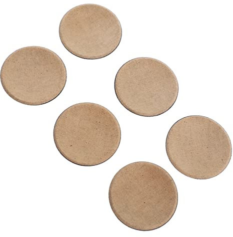 Artibetter 6pcs Black Dust Caps Speaker Cover Replacement Subwoofer Dome