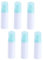 CANIGHT 6piezas Botellas Dosificadoras De Espuma Botellas De Jabón De Plástico Para Limpiador Facial Champú Y Gel De Ducha Dispensador Portátil Y Rellenable Para Viajes