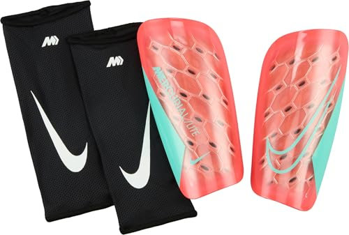 Nike Mercurial Lite Fußball-Schienbeinschoner, Ember Glow/Aurora Green/Aurora Green, DN3611-850, S