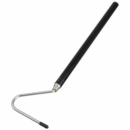 Mabor 40 Inch Snake Hook, Extensible Retractable Grappling Hook | Stainless Steel Pick-Up Handling Tool Pool Skimmer Basket Hooks
