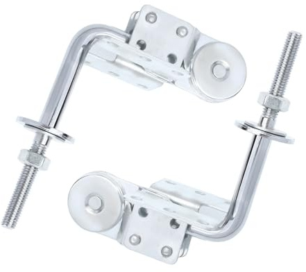2 Stück Verstellbares Sofakopfstützen Scharnier Eisen 5-fach | 16x10,5x8cm, Silber, Hohe Stabilität, für Möbelmontage und Reparatur an Klappgestellen