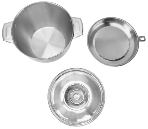 Jeffergarden Contenitore per Grasso, Serbatoio per Olio da in Acciaio Inossidabile con Rete Filtrante, Contenitore per Olio da 2,8 Litri con Coperchio e Vassoio Rimovibile per Friggere la Pancetta del