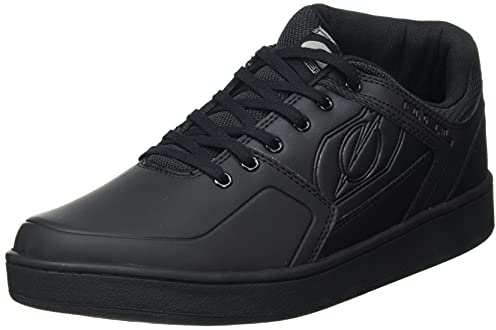 O'NEAL | Mountainbike-Schuhe | MTB Downhill Freeride | Vegan | Gleichgewicht zwischen Grip und Fußrepositionierung, Waben-Sohlenstruktur | Pinned Flat Pedal Shoe | Erwachsene | Schwarz | Größe 46
