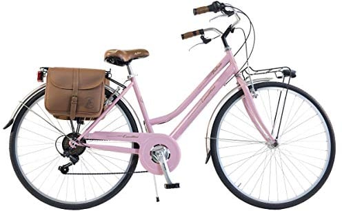 Via Veneto by Canellini Fahrrad Rad Citybike CTB Frau Vintage Retro Via Veneto Stahl (Rose, 46)