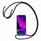 2ndSpring Cover con Collana Compatibile con Huawei Mate 10 Lite/Honor 9i/Nova 2i,Case con Laccio per Il Collo Custodia con Cordino,Blu Rosso
