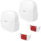 Supporto da parete per eero Pro 6, supporto VHB senza viti per montaggio eero Pro 6 Tri-Band mesh Wi-Fi 6 senza foratura (forte adesivo, confezione da 2)