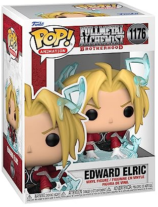 Funko Pop! Animation: FMA: B - Edward Elric - Ed - Leuchtet Im Dunkeln - 1/6 Quote Für Seltene Chase-Variante - Full Metal Alchemist: Brotherhood - Vinyl-Sammelfigur - Geschenkidee - Anime Fans