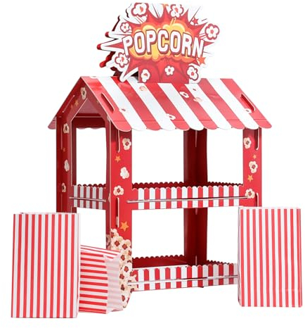 evelay Sweet stand Shop Display Stand Cake Dessert Birthday Party Sweets popcorn hotdog Treats Partyware (Popcorn)