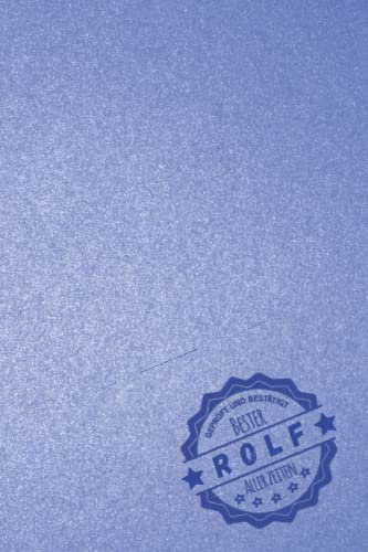 Rolf (einzigartig) bewundernswert: Notizbuch inkl. To Do Liste | Das perfekte Geschenk | personalisiert mit dem Namen Rolf | Geschenkidee | Geschenke | Name