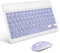 Portable Wireless Keyboard, AIMMIE Rechargeable10 Ultra Slim Universal Tablet Keyboard with Wireless Mouse, Small Wireless Bluetooth Keyboard for iOS/Android/Windows Tablets, Laptops, PC, Phones