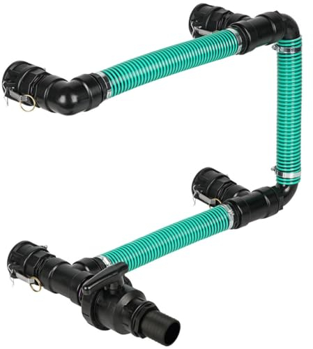 REKUBIK IBC Adapter 2 Camlock Dose - 4 IBC neben-/übereinander Tankverbindung 50mm Schlauch