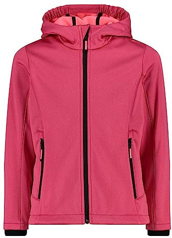 CMP - Kid G-Jacke mit fester Kapuze, Fuchsia Mel., 128