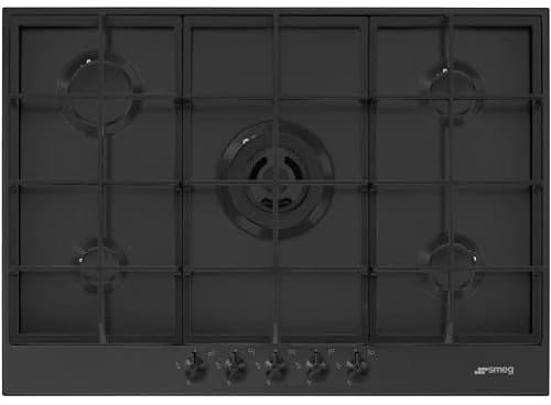 SMEG PX375MB, Piano cottura a gas CLASSICA, Black mat