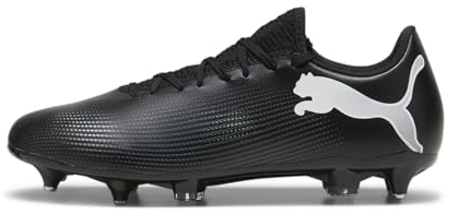 Puma Men Future 7 Play Mxsg Soccer Shoes, Puma Black-Puma White, 11 UK