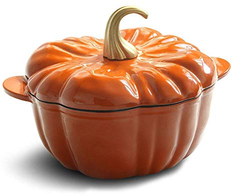 ZAANU Soup Pan Stock Pots,3.3L Cast Iron Soup Pot Casserole Dish,Cocotte Pumpkin Stew Pot with Lid,Enamelled Surface Ceramic,Gifts for Parents-1 (1)