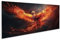 islandburner Wandbild Phönix Fliegt Brennendes Feuer aus der Asche Fabelwesen auf Leinwand Bilder Bild Poster