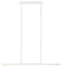 Paulmann 79887 LED Pendelleuchte Smart Home Zigbee Lento Tunable White 3x2100lm 3x13,5W Weiß matt dimmbar Pendel
