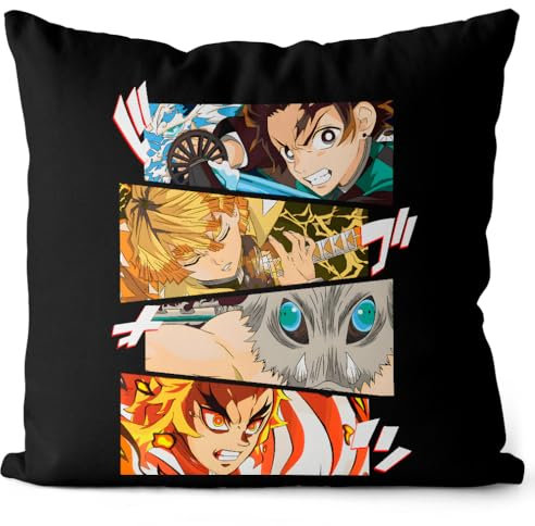 style3 Angry Bunch Kissen mit Füllung 40cm Baumwolle Demon Anime Japan Manga