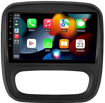 AWESAFE Autoradio Android 13 pour Renault Trafic (2014-2019) [2G+32G] Carplay, Android Auto, GPS, WiFi, Bluetooth, FM,GPS - Compatible avec Commande au Volant d'origine