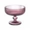 Copa de Helados y Batidos Rayas Rosa Vidrio 310 ml (6 Unidades)