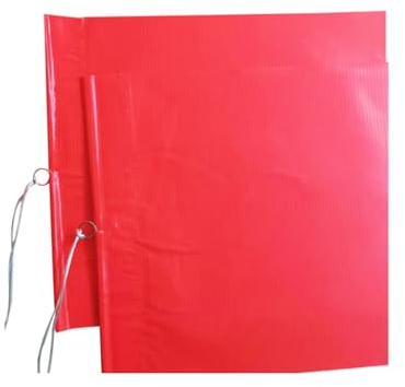 5 Stück Warnflagge Rot,Warnfahne 30x30 cm,Warnflaggen,Schlussfahne,Signalfahne Rot für Auto,Transport Fahrradträger or Erinnerung an den Gefahrenbereich (Stil 1)