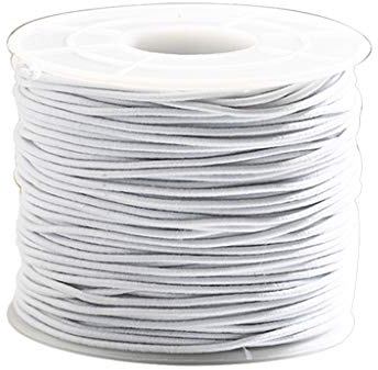 Elastisches Band für Perlen, Gummi-Stretch-Seil für Gesicht, Mund, Armband, geflochten, zum Nähen, Falten über elastische Rolle, Armband, Bademode, elastischer Bund, Hofherstellung