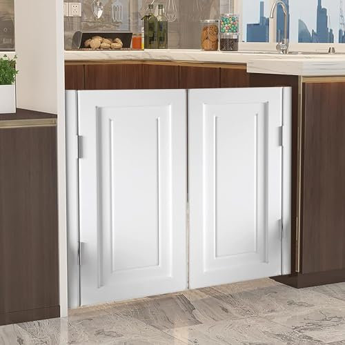 Kanduo Half Waist Door Patio Outdoor Fence Gate, Indoor Swing Gate, Bar Half Waist Gate, Custom Size And Colour Available Sliding Swing Door(Size:90x90cm)