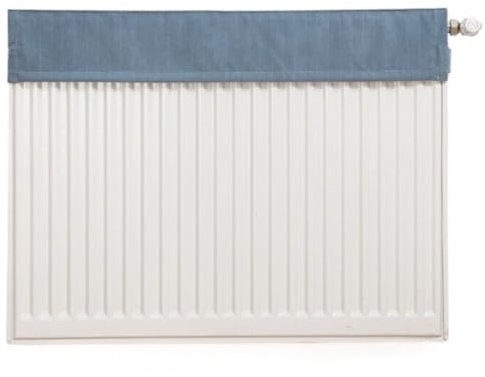 Cozomiz Copertura Antipolvere per Radiatore Riscaldante, Lavabile per Casa, Termosifone 100cm L x 10cm La Blu