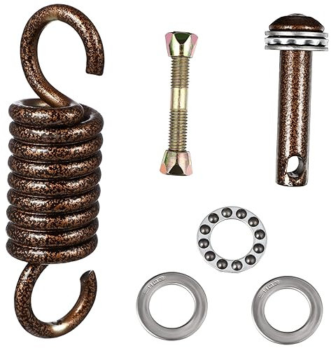 Garneck Hängesessel Zubehör Set – Strapazierfähige Ersatzteile Und Federhaken Für Hängestühle - Ideal Für Drinnen Und Draußen - Umfassendes Hardware Set Für Optimalen Komfort