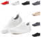Hitmars Chaussures Barefoot Minimalistes Femme Chaussures de Trail Running Pieds Nus Basket Trekking Running Marche Multisports Basquette Gym 1 Blanc EU 38