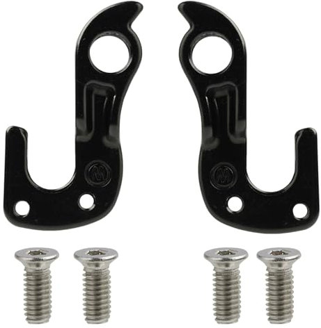 2 pezzi occhio di cambio Cube Aim SL #10148, gancio posteriore in metallo compatibile con cambio cubo, facile da installare, nero, 4 viti