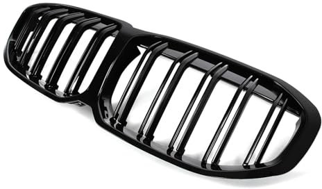 Griglia Anteriore Dell'auto Per BMW Serie 1 F40 5 Porte Hatchback 2019 2020 2021 2022 2023 2024 2025 Nero Lucido Accessori Auto Attrezzi Griglia Anteriore A Doppio Rene Griglia Anteriore Sportiva