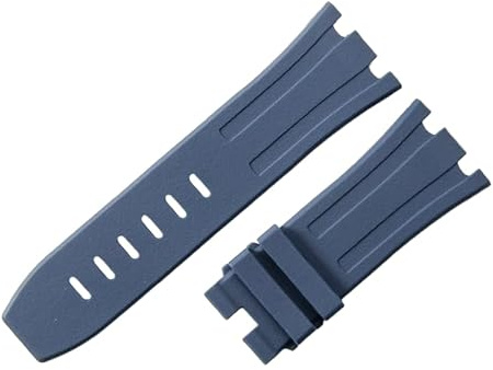 ROUHO Verstellbar Silikon Uhrenarmbänder Hautfreundlich Dehnbar Silikon Uhrband für Audemars Piguet Royal Oak Offshore 15710 15703
