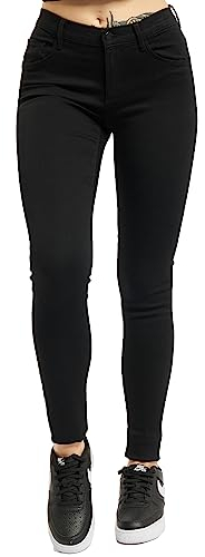 ONLY Women's onlRAIN REG Skinny Jeans CRY6060 NOOS, Black, S / 32L