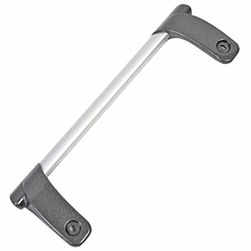 Spares2go Door Handle Bar for Hotpoint Fridge Freezer (Graphite Grey/Silver)