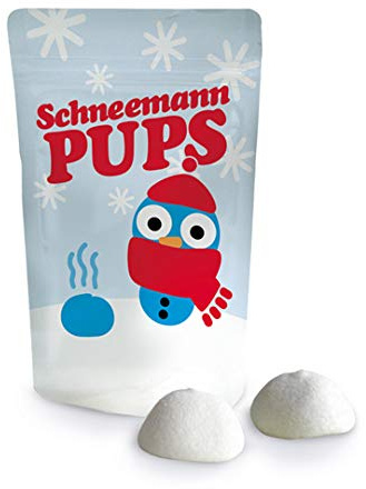 Jeweils 18 g verschiedene Marshmallows/Schaumzuckerspeckbälle (Schneemann Pups)