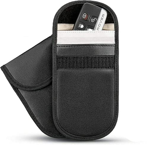 Generise Car Key Fob RFID Signal Blocker Pouch Keyless Entry Theft Case Faraday Cage Bag