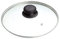 Copper Top Tempered Glass Saucepan Casserole Frying pan Lid (14 cm, 16 cm, 18 cm, 20 cm, 22 cm, 24 cm, 26 cm, 28 cm, 30 cm, 32 cm, 34 cm, 36 cm, 38 cm, 40 cm) Replacement Lids for Pans and Pot (18cm)