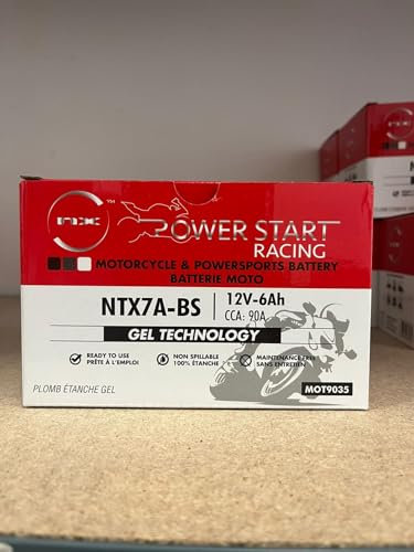 NX - Batterie Moto Gel YTX7A-BS / FTX7A-BS / NTX7A-BS 12V 6Ah