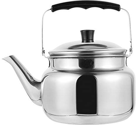 Whistling Tea Kettle - Stainless Steel Stovetop Teapot for Indoor, Outdoor, Camping, Hiking - Boiling Water Kettle