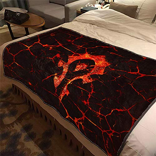 Uniguardian Wow Hochwertige Warme Weiche Flanell Plüsch Auf Der Schlafsofa Decke Geeignet Für Klimaanlage Decke Nap Decke (G,150x200cm (60x80in))