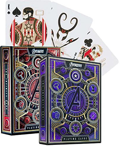 2 Avengers Red Blue Edition The Infinity Saga Theory 11 Spielkarten