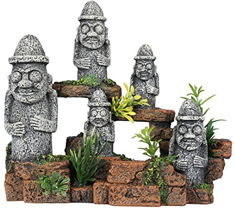 Aqua Della, Decorazione per Acquario, UMPA Lumpa, 17,5 x 8 x 15 cm, Ornamento in Resina di Poliestere, Non tossico e PH Neutro, Adatto per Acquario, Acqua Dolce e salata, realistica