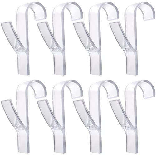 Ganci per Termoarredo Datto per Bagno, 8 Pezzi, per Radiatore, in Plastica, Appendi Accappatoio, Scaldasalviette, Robusti, per Cucina