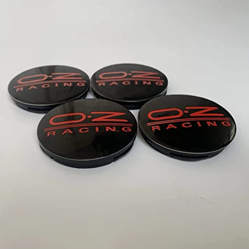 TRFAN 4 pièces Auto Cache Moyeux pour OZ Racing M582 55/52mm Centre de Jante Roue Caps Accessoires,55MM