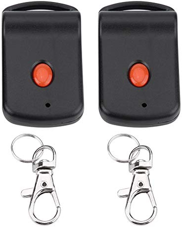 Lakal Handsender Garagentor Mit 12 Codierung, Garagentor Fernbedienung Universal, Tür-Fernbedienung, 2 Stück Mini-Garage-Sender für Ferngesteuerte Garage MultiCode 3060 300 MHz 3089 4120 Linear