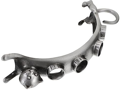 KICHOUSE Bottle Stopper Storage Rack Curved Wine Stopper Holder Bar Bottle Rack Display Bottle Stopper Display Rack Wine Stopper Display Holders Wine Display Rack Zinc Alloy Lucky Wine Bag