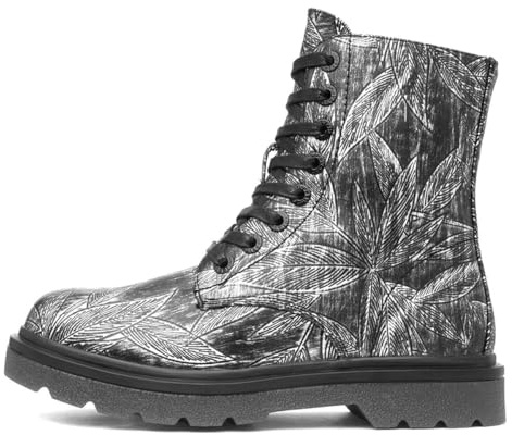 Heavenly Feet Justina Womens Black Leaf Ankle Boot - Size 4 UK - Black